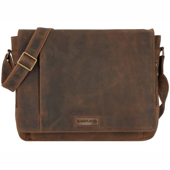 Greenland Nature Montenegro Messenger leather 40 cm laptop compartment
