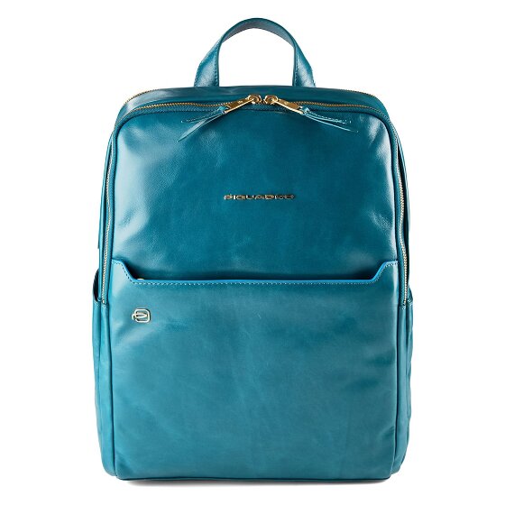 Piquadro Blue Square Daypack RFID protection Leather 37 cm Laptop compartment