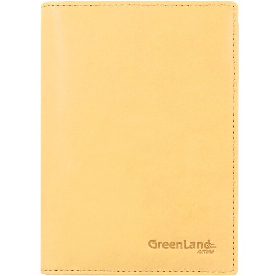Greenland Nature Soft Colour passport case RFID leather 12 cm