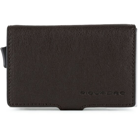 Piquadro Blue Square credit card case RFID leather 7 cm
