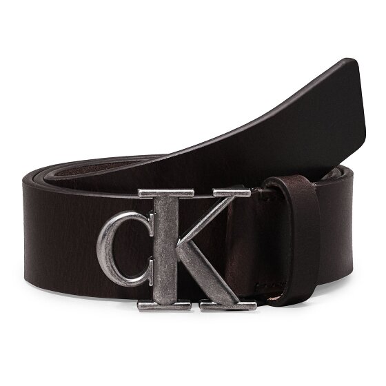 Calvin Klein Jeans Round Mono Belt Genuine Leather