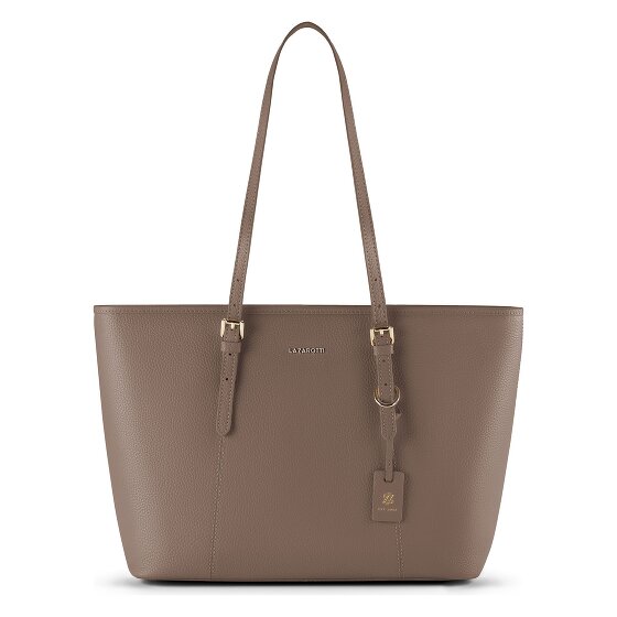 Lazarotti Bologna Leather XL Shopper Bag, Leather, 35 cm
