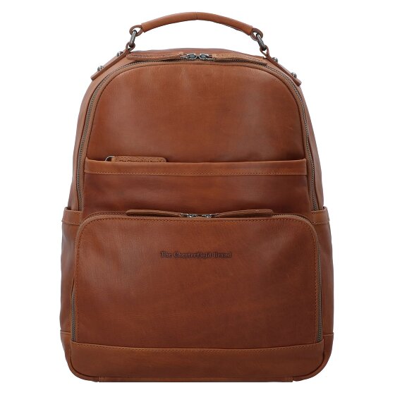 The Chesterfield Brand Wax Pull Up Business backpack Leather 39 cm Laptop compartment