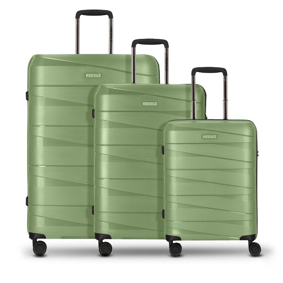Redolz Essentials 10 3-SET 4 wheels Suitcase set 3-piece