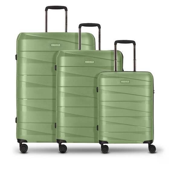 Redolz Essentials 10 3-SET 4 wheels Suitcase set 3-piece
