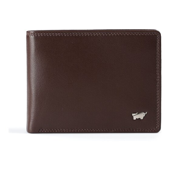 Braun Büffel Golf 3.0 Wallet RFID protection Leather 12 cm