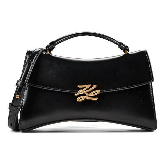 Karl Lagerfeld Autograph Handbag Genuine Leather 25 cm