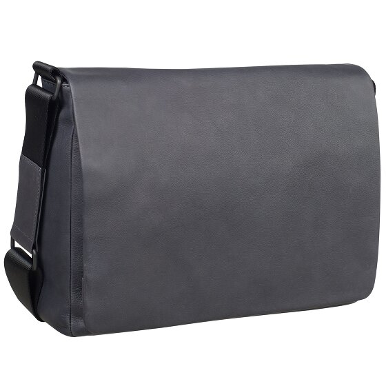 Leonhard Heyden The Hague Messenger Leather 37 cm Laptop compartment