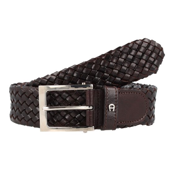 Aigner Business braided belt leather