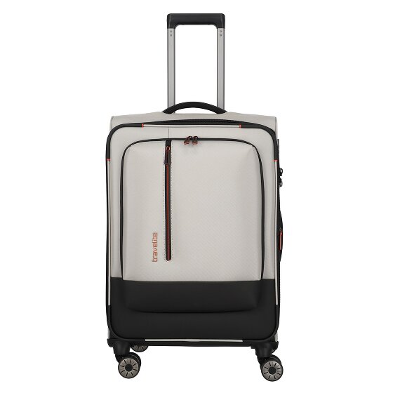 Travelite Crosslite 5.0 4 wheels Trolley M 66 cm with expansion pleat