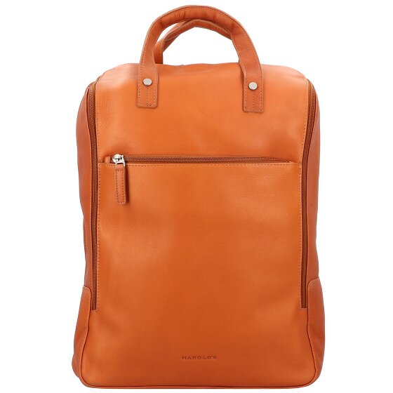 Harold's Campo Business backpack Genuine Leather 45 cm Laptop compartment