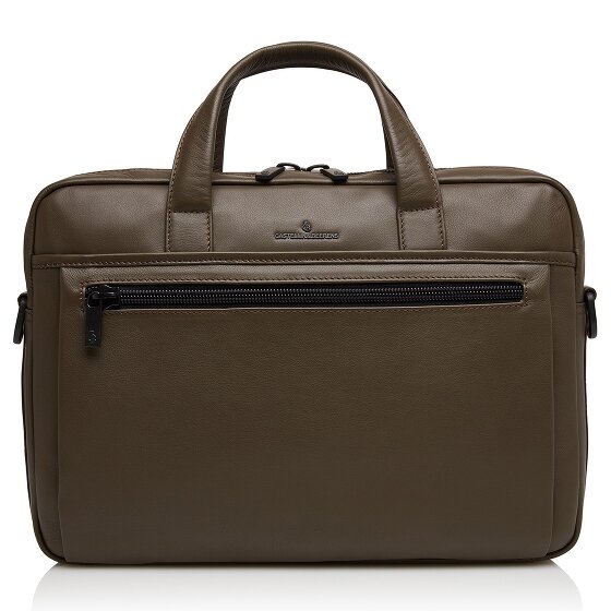 Castelijn & Beerens Nappa X Charlie briefcase RFID leather 41 cm laptop compartment Castelijn & Beerens Nappa X Charlie briefcase RFID leather 41 cm laptop compartment