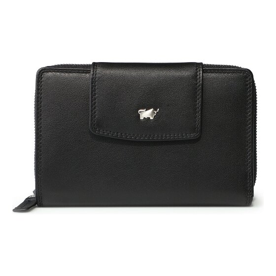 Braun Büffel Golf 3.0 Wallet RFID protection Leather 14 cm