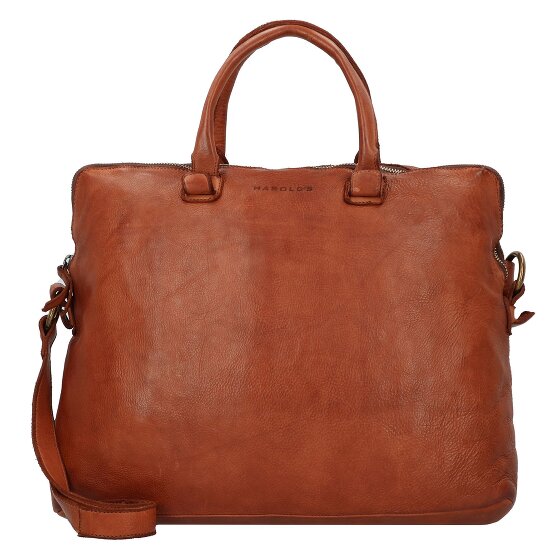 Harold's Submarine handbag leather 38 cm laptop compartment