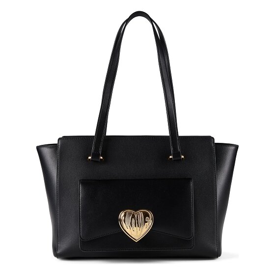 Love Moschino Victory Heart Shopper Bag Leather 34 cm