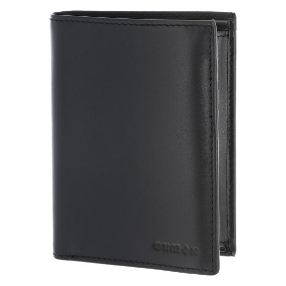 oxmox Leather Wallet RFID protection Genuine Leather 13 cm