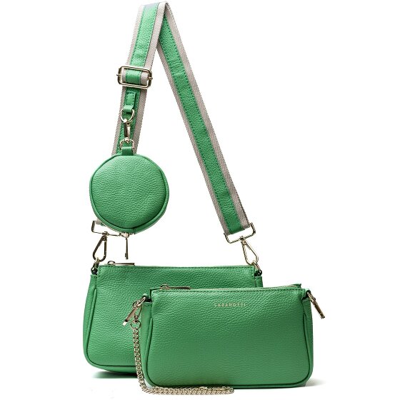 Lazarotti Milano Leather shoulder bag leather 23 cm