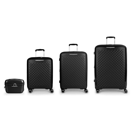 Gabol Queens 4 wheels Suitcase set 4-piece with expansion pleat