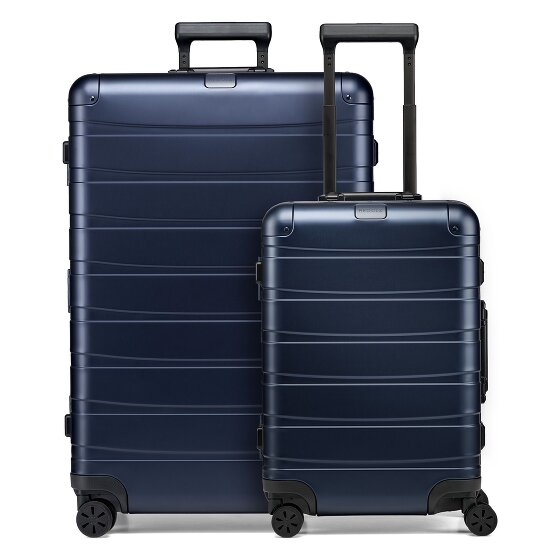 Redolz Pro Aluminum 4-Wheel Suitcase Set (S + L)