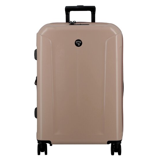 Jump Glossy 4 wheels Trolley 67 cm with expansion pleat