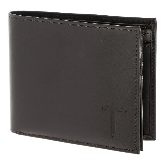 oxmox Leather Wallet RFID protection Genuine Leather 10 cm