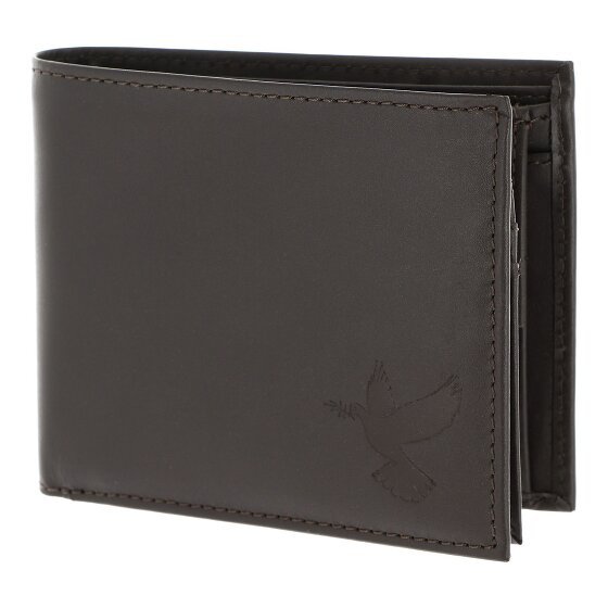 oxmox Leather Wallet RFID protection Genuine Leather 10 cm
