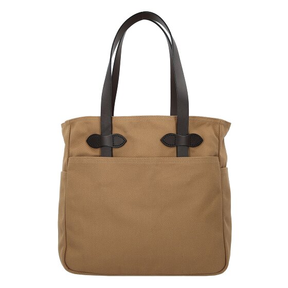 Filson Luggage Twill Shopper Bag Leather 35.5 cm
