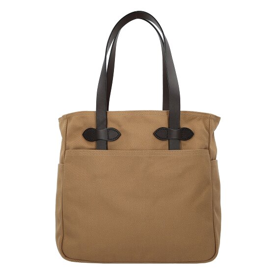 Filson Luggage Twill Shopper Bag Leather 35.5 cm
