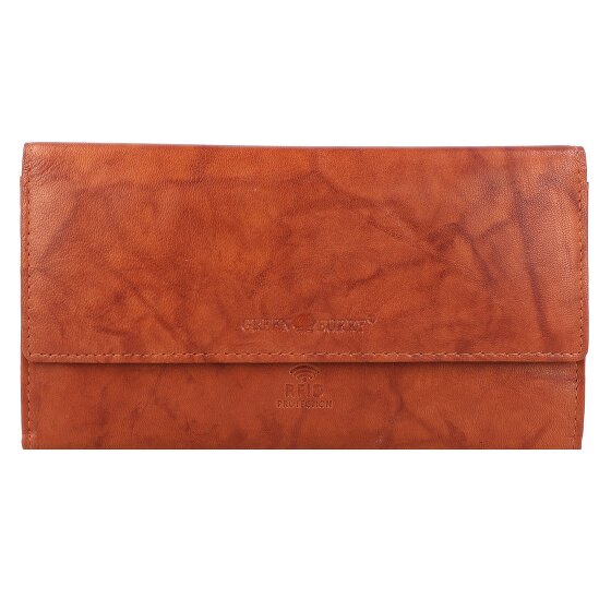 Greenburry Basic Wallet RFID protection Genuine Leather 19 cm