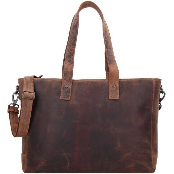 Plevier Shopper bag leather 41 cm laptop compartment Plevier Shopper bag leather 41 cm laptop compartment