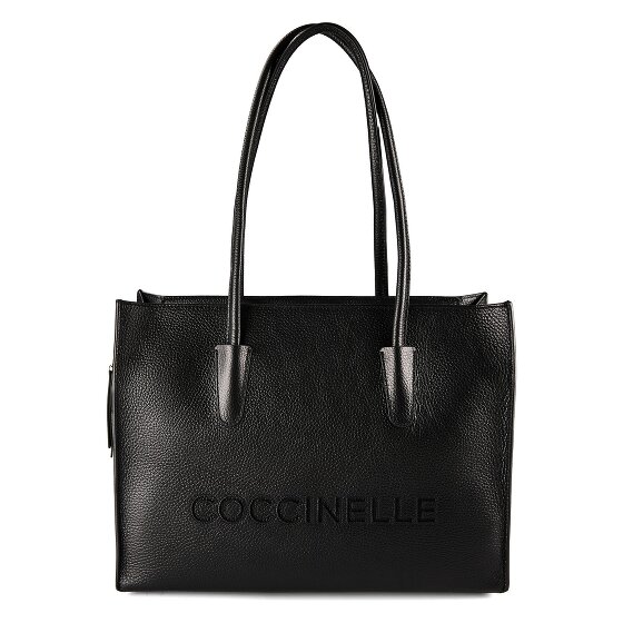 Coccinelle Myrtha Shopper Bag Genuine Leather 36 cm