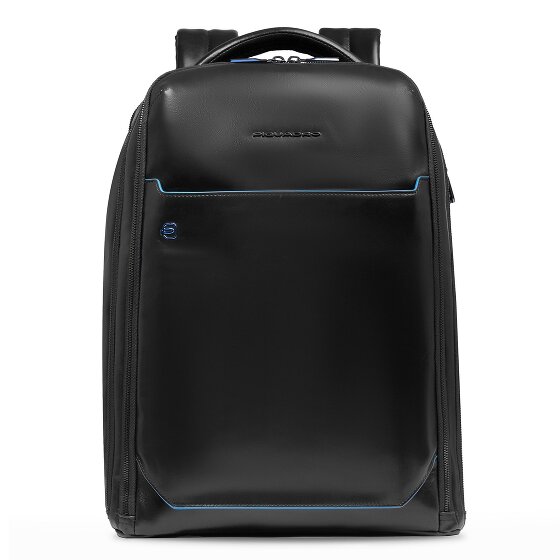 Piquadro Blue Square Daypack Leather 42 cm Laptop compartment