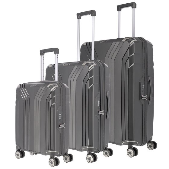 Travelite Elvaa 4 roll suitcase set 3pcs.