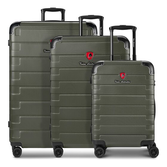Tonino Lamborghini Tonino Lamborghini Milano Trolley 3-SET with expansion fold and XL Trunk