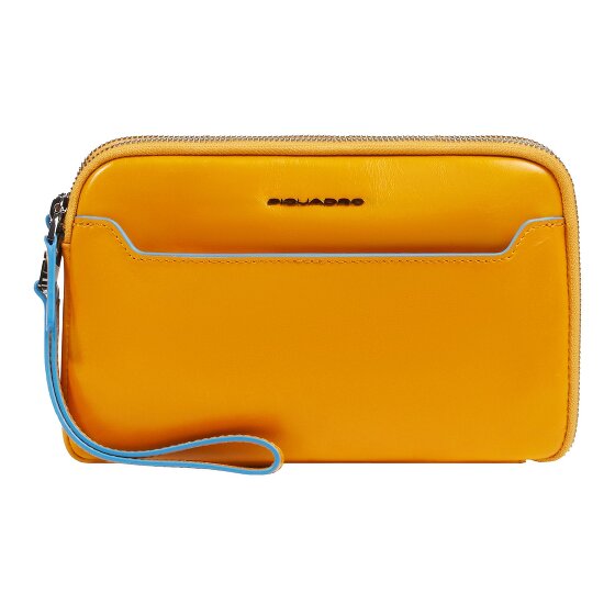 Piquadro Blue Square Clutch purse Leather 21 cm