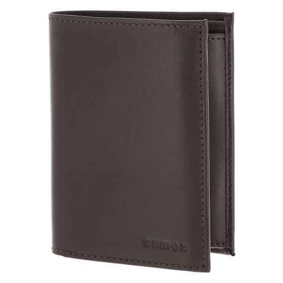 oxmox Leather Wallet RFID protection Genuine Leather 10 cm