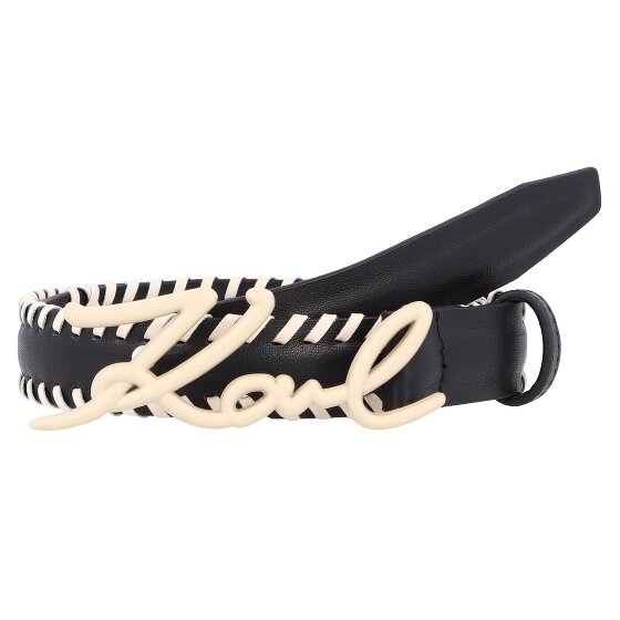 Karl Lagerfeld Signature belt leather