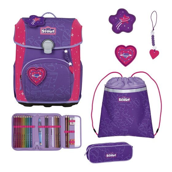 Scout Neo Exklusiv Superflash Extreme School bag set 4-piece
