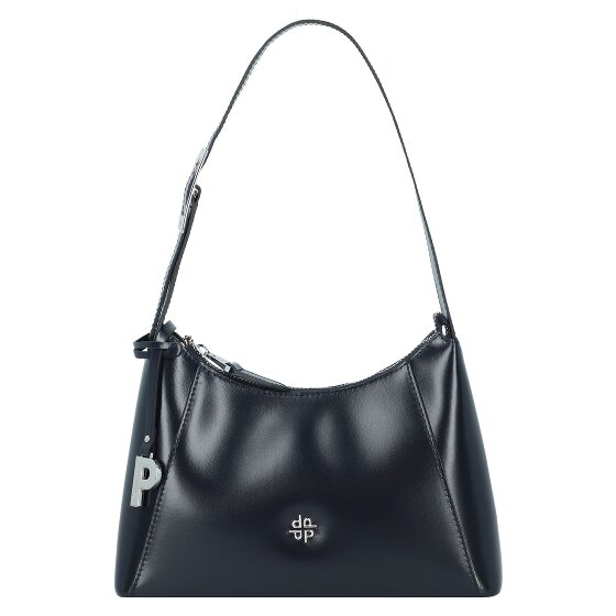 Picard Black Tie Shoulder Bag Leather 24 cm