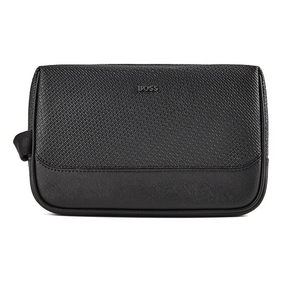 Boss Northon Toiletry bag M Genuine Leather 23 cm