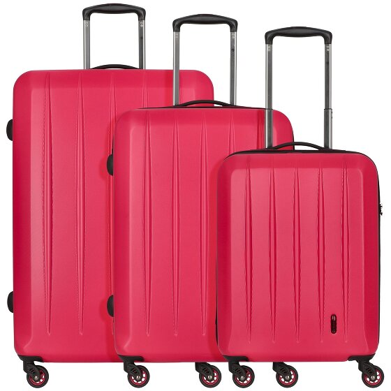 Check.In Cork 4 roll suitcase set 3 pcs.