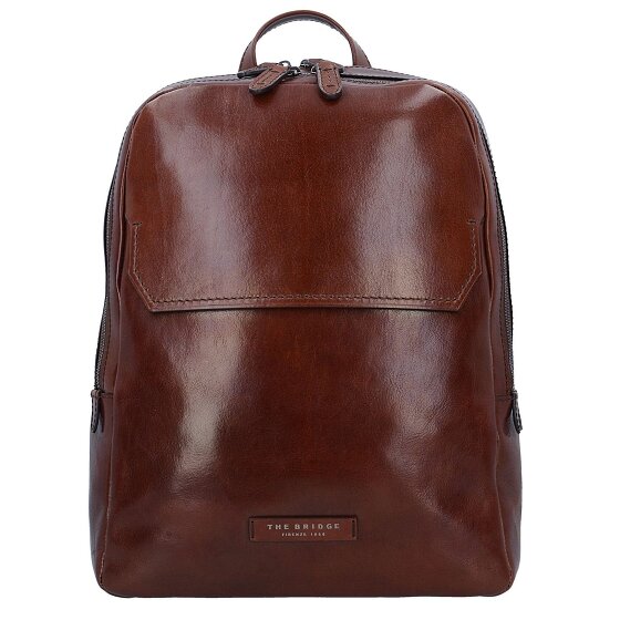 The Bridge Williamsburg backpack leather 40 cm laptop compartment