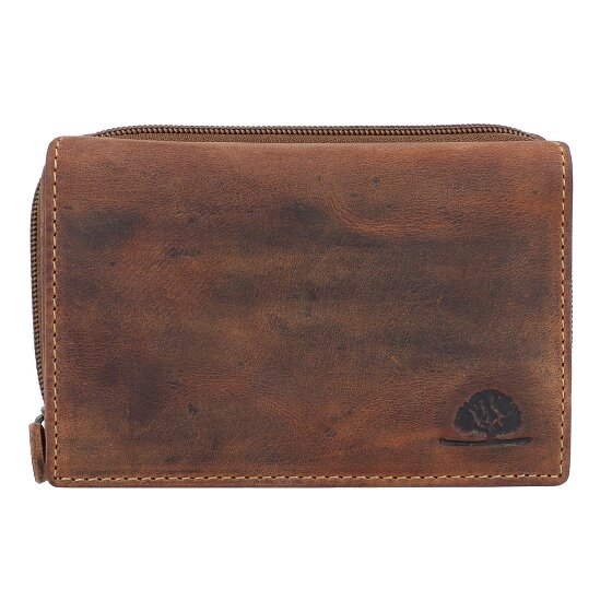Greenburry Vintage wallet RFID leather 14 cm