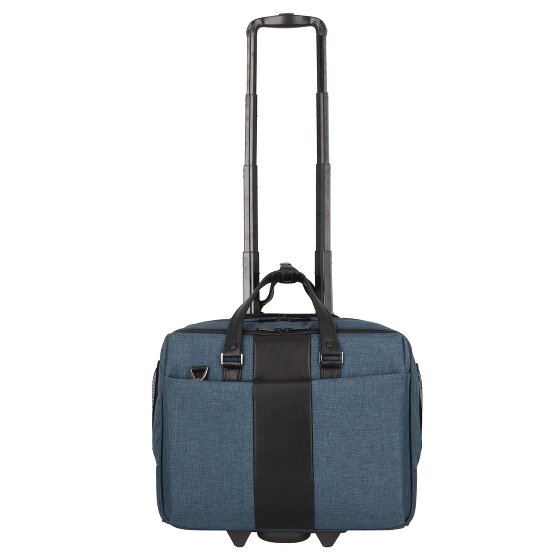 Dermata 2 wheels Business trolley 44 cm Laptop compartment