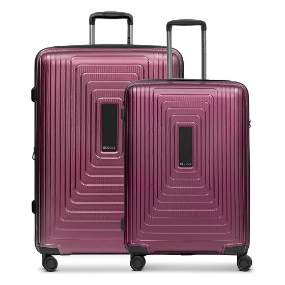 Redolz Essentials 14 4 wheels Suitcase set 2-piece with expansion pleat