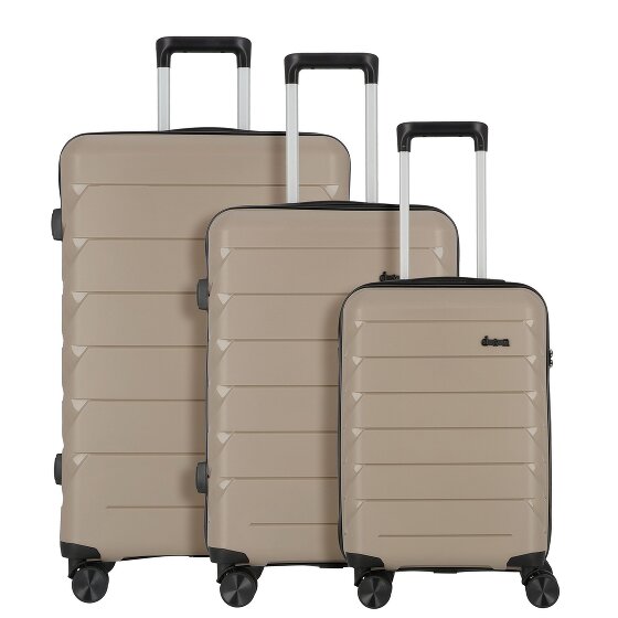d&n Travel Line 4100 4 wheels Suitcase set 3-piece