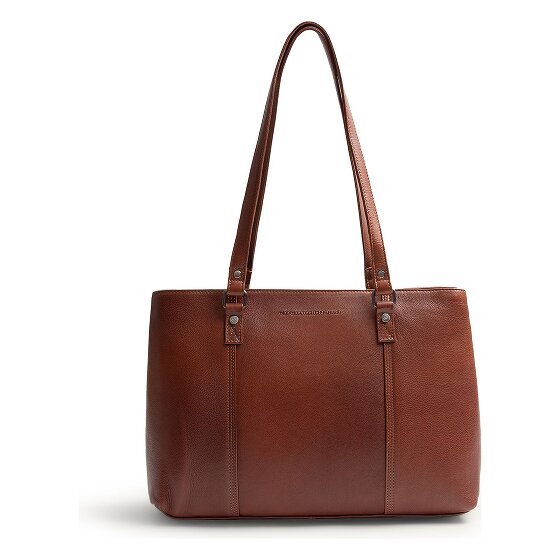 The Chesterfield Brand Alverino Shoulder Bag Genuine Leather 38 cm Laptop compartment