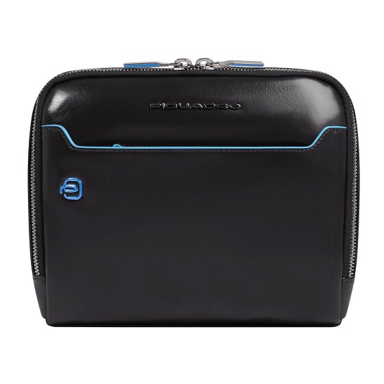 Piquadro Blue Square Shoulder bag Leather 21 cm