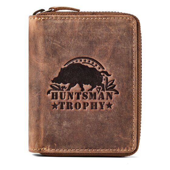 Greenburry Huntsman Wallet RFID protection Genuine Leather 10 cm