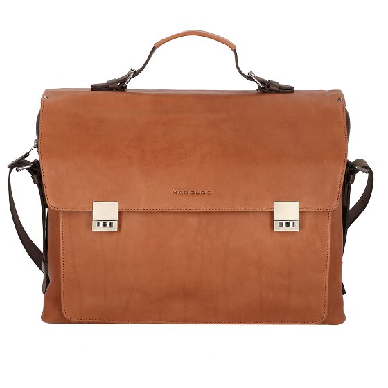 Harold's Ivy briefcase leather 41 cm laptop compartment Harold's Ivy briefcase leather 41 cm laptop compartment